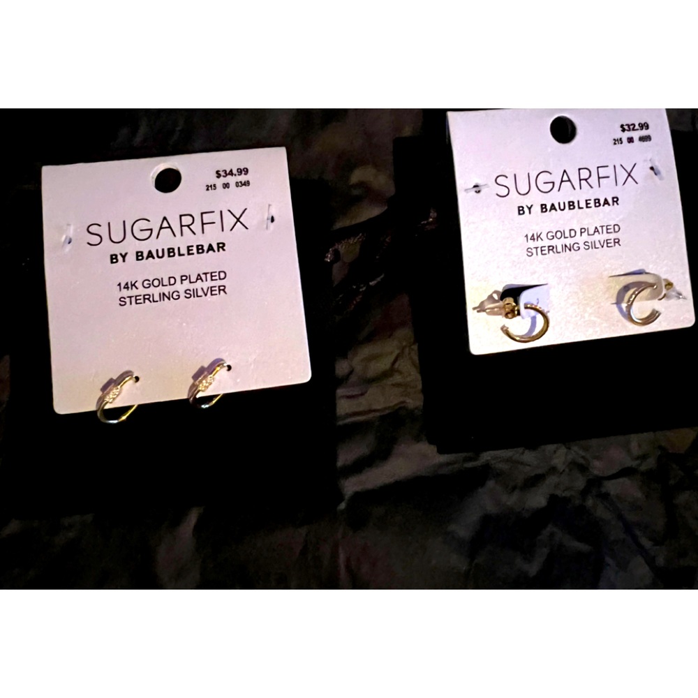 Sugar fix earrings 2 pairs